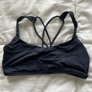 Navy blue lululemon sports bra